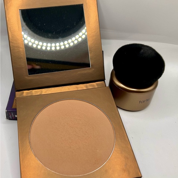 Tarte Park Ave Princess Face & Body Bronzer LIGHT-MEDIUM & Tarte Kabuki Brush - Picture 2 of 6